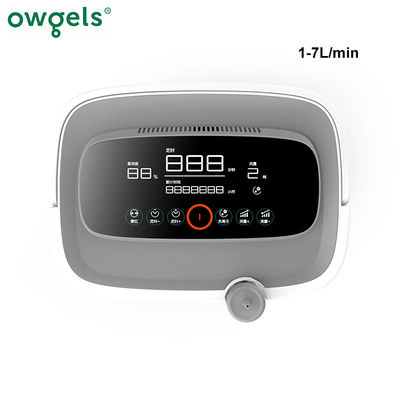 Owgels เครื่องผลิตออกซิเจนแบบพกพา Concentrator ออกซิเจนไฟฟ้า 7L