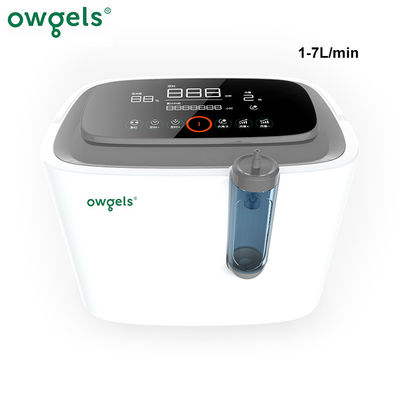 Owgels เครื่องผลิตออกซิเจนแบบพกพา Concentrator ออกซิเจนไฟฟ้า 7L