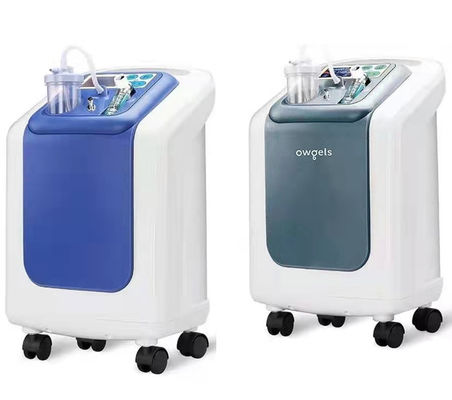 คอนเดนเซอร์ออกซิเจนในโรงพยาบาลเป็นมิตรกับสิ่งแวดล้อม 5L ODM OEM พร้อม Nebulizer Mobile