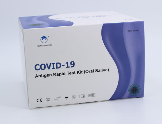 Rapid Diagnostic Covid-19 Antigen Rapid Test Kit ทิ้งน้ำลายในช่องปาก