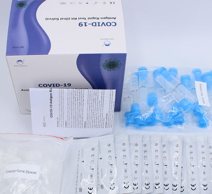 Rapid Diagnostic Covid-19 Antigen Rapid Test Kit ทิ้งน้ำลายในช่องปาก