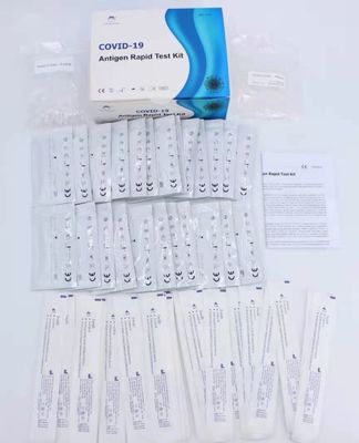 Fresh Swabs COVID-19 Antigen Rapid Test Kit CE ได้รับการรับรองว่าปลอดภัยและถูกต้อง