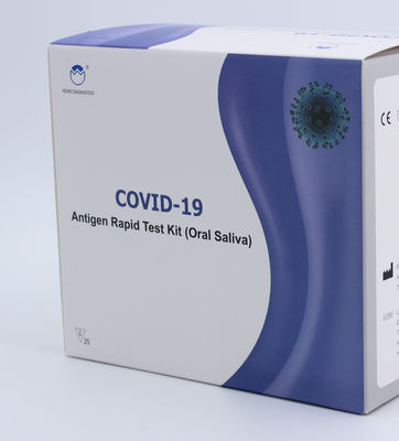ชุดทดสอบน้ำลายแบบใช้แล้วทิ้ง SGS Covid-19 Antigen Test Kit
