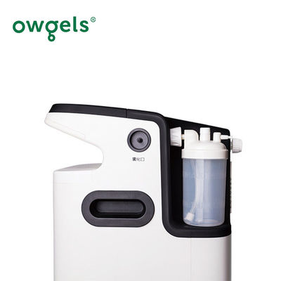 พลาสติกสีขาว 350va Medical Owgels 5L Concentrator ออกซิเจน Intelligent Alarm